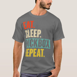 Sleep Kickbox Vintage Kickboxen im Retro wiederhol T-Shirt
