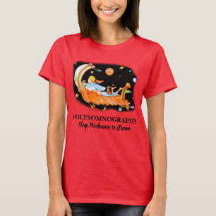 SLEEP LABRADOR POLYSOMNOGRAPHIE Roter T - Shirt