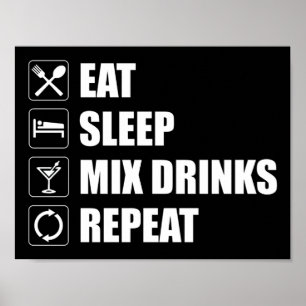 Sleep Mix Drinks wiederholen Poster