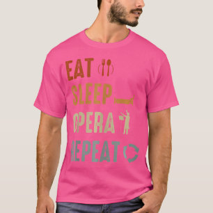 Sleep Opera Sängerin Sängerin Singen Experte Mus T-Shirt