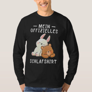Sleep Pajamas Nachtkleid Rabbit Bear T-Shirt