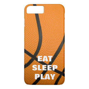 Sleep Play Basketball Motivierend essen iPhone 8 Plus/7 Plus Hülle