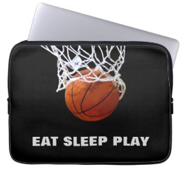 Sleep Play Basketball Motivierend essen Laptopschutzhülle