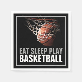 Sleep Play Basketball Motivierend Serviette
