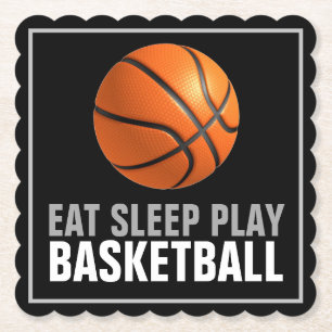 Sleep Play Basketball Motivierend Untersetzer