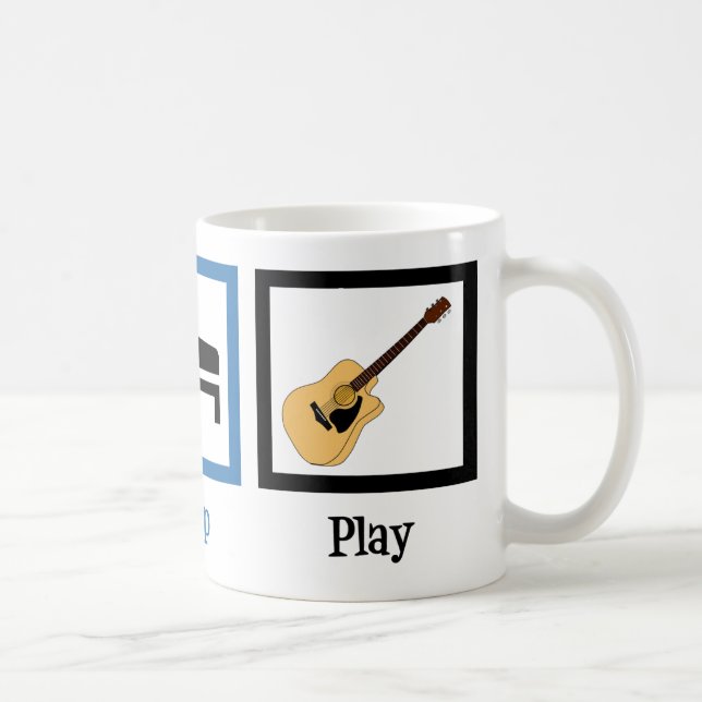 Sleep Play Gitarre essen Kaffeetasse (Rechts)