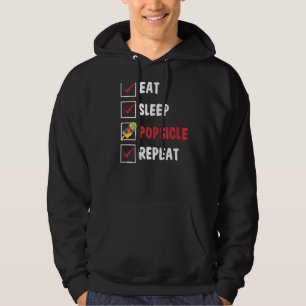 Sleep Popsicles essen wiederholt Summer Tropical V Hoodie