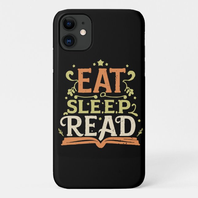 Sleep Read, Funny Reading Case-Mate iPhone Hülle (Rückseite)