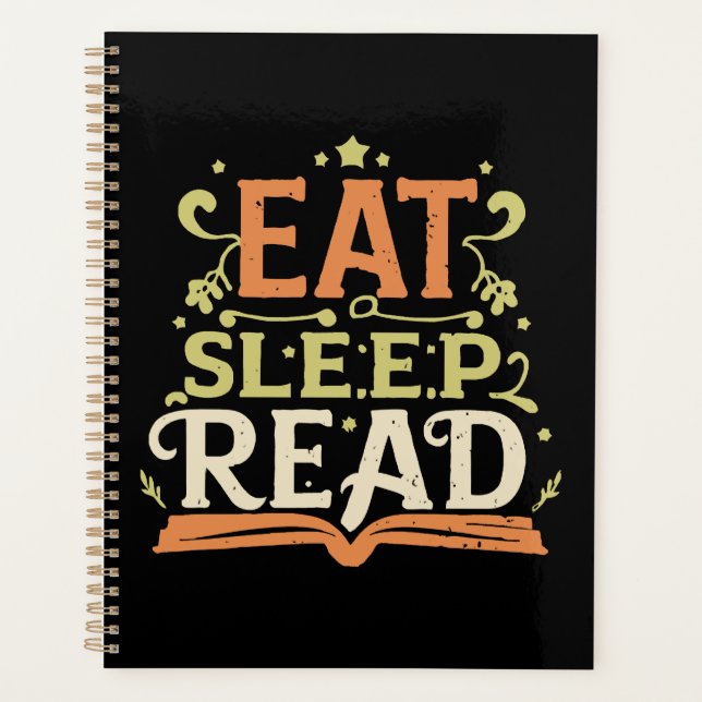 Sleep Read, Funny Reading Planer (Vorderseite)