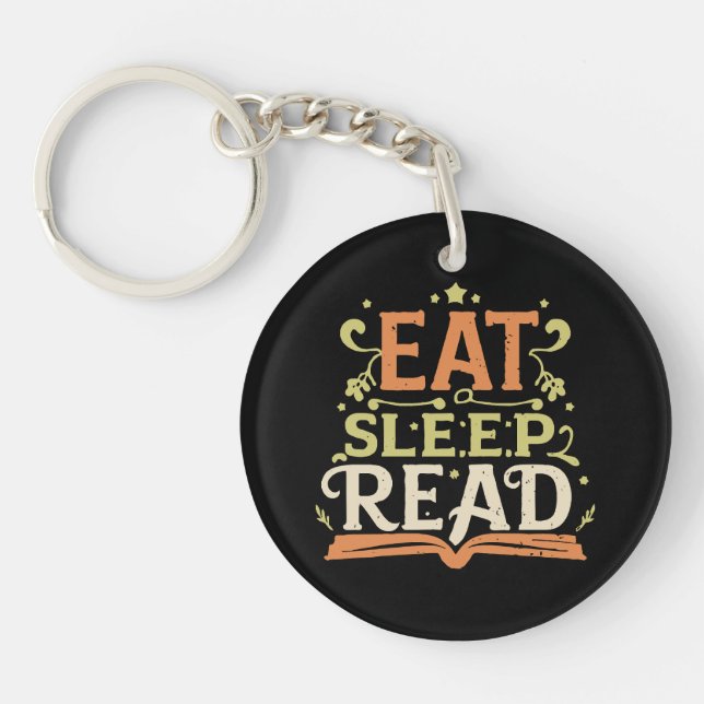 Sleep Read, Funny Reading Schlüsselanhänger (Vorderseite)