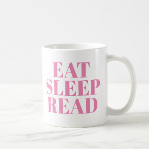 Sleep Read Tasse essen   Niedlich Book Lover Sloga