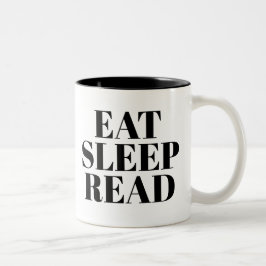 Sleep Read Tasse essen | Niedlich Book Lover Sloga
