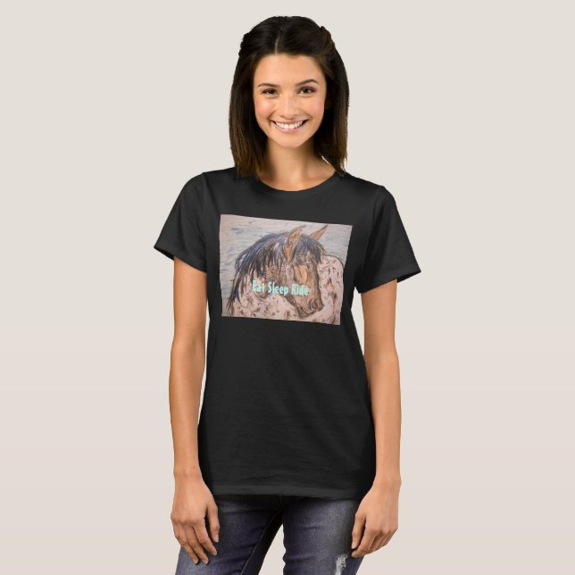 Sleep Ride essen T-Shirt (Vorne ganz)