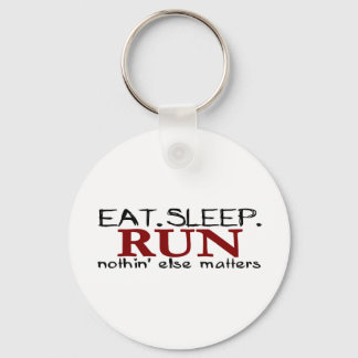 Sleep Run essen Schlüsselanhänger