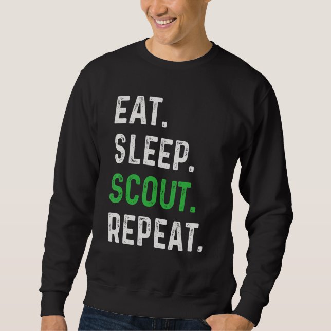 Sleep Scout Sleep Wiederholung Scouting 1 Sweatshirt (Vorderseite)