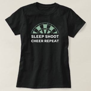 Sleep Shoot Cheer Wiederholung Mama T-Shirt