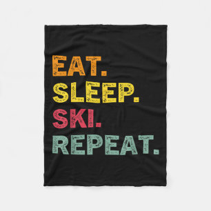 Sleep Ski Repeater Ski Winter Holiday Ski Ret Fleecedecke