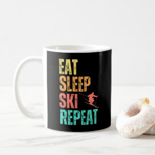 Sleep Ski Wiederholung essen Kaffeetasse