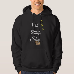 Sleep Sleep Funny Sloth essen Hoodie