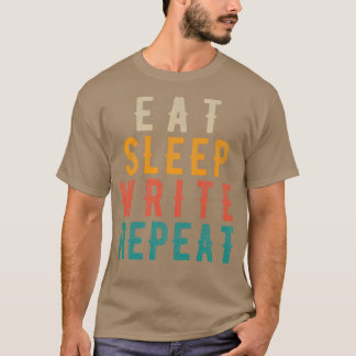 Sleep Sleep schreiben Wiederholung 2 T-Shirt