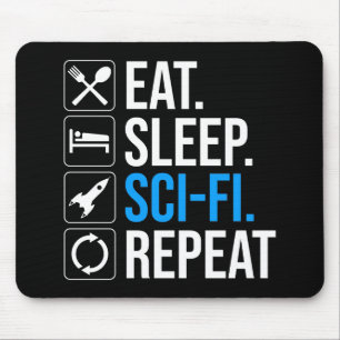 Sleep Sleep-Sci-Fi Wiederholung Mousepad