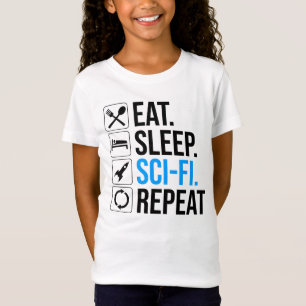 Sleep Sleep-Sci-Fi Wiederholung T-Shirt