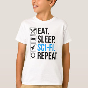 Sleep Sleep-Sci-Fi Wiederholung T-Shirt