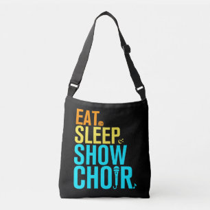 Sleep Sleep Show Chor essen Tragetaschen Mit Langen Trägern