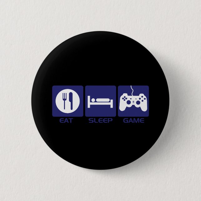 Sleep-Spiel essen Button (Vorderseite)