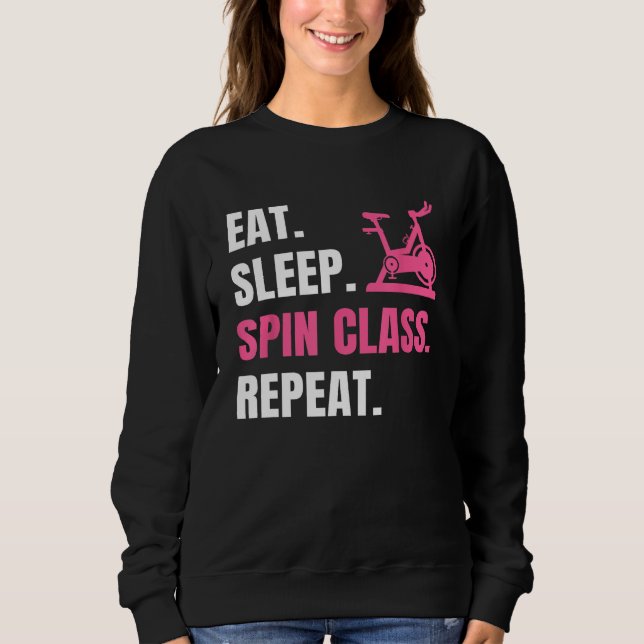 Sleep Spin Wiederholung des Workout-Workout im Inn Sweatshirt (Vorderseite)