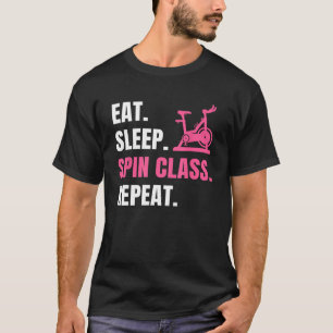 Sleep Spin Wiederholung des Workout-Workout im Inn T-Shirt