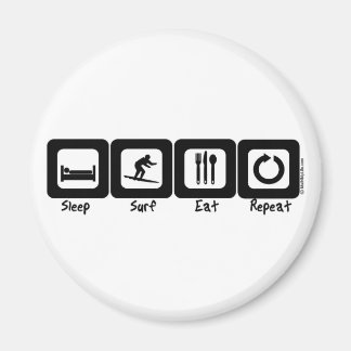 Sleep Surf essen Wiederholung Magnet