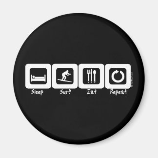 Sleep Surf essen Wiederholung Magnet