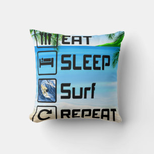 Sleep Surf wiederholen Kissen