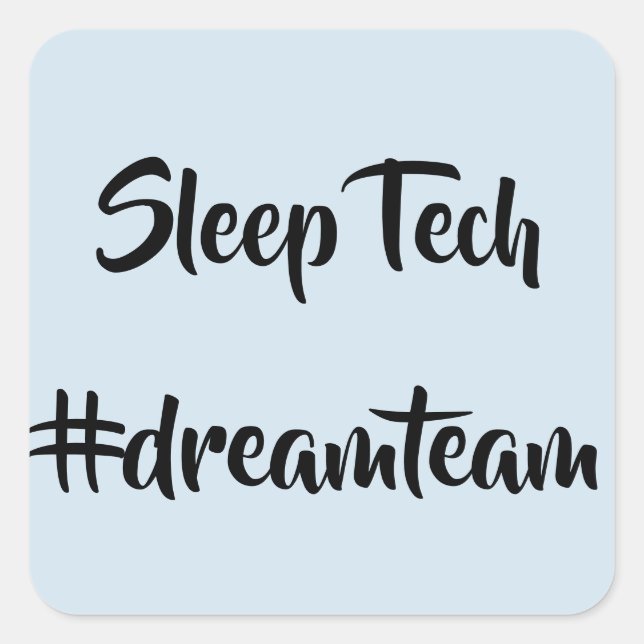 Sleep Tech #dreamteam Stickers (Vorderseite)