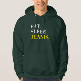 Sleep Tennis essen Hoodie