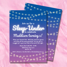 Sleep Under Half Sleep Over Lights Party