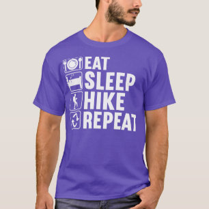 Sleep-Wanderung essen Wiederholung 1 T-Shirt