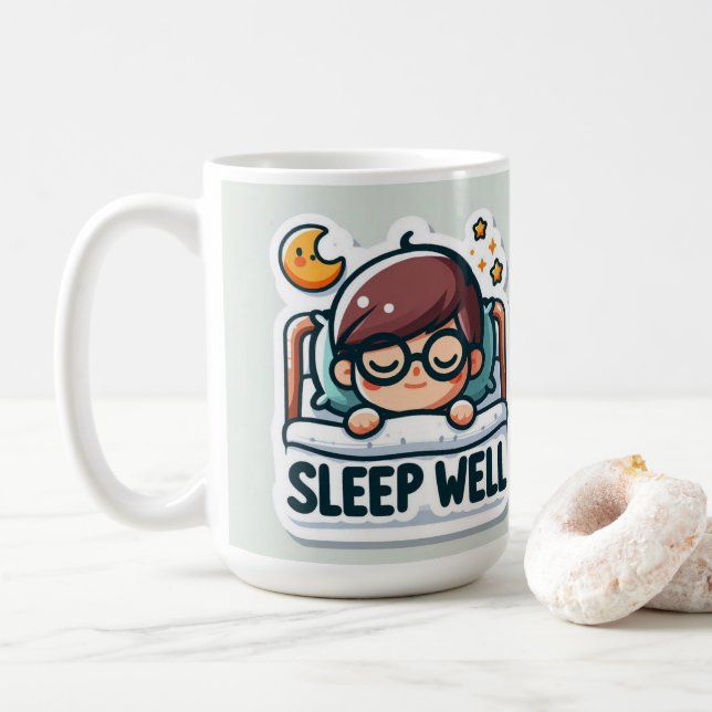 Sleep well   Collection  Design Kaffeetasse (Mit Donut)