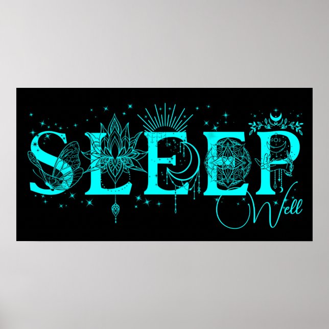 Sleep well spirituelle wall Art Collection Poster (Vorne)