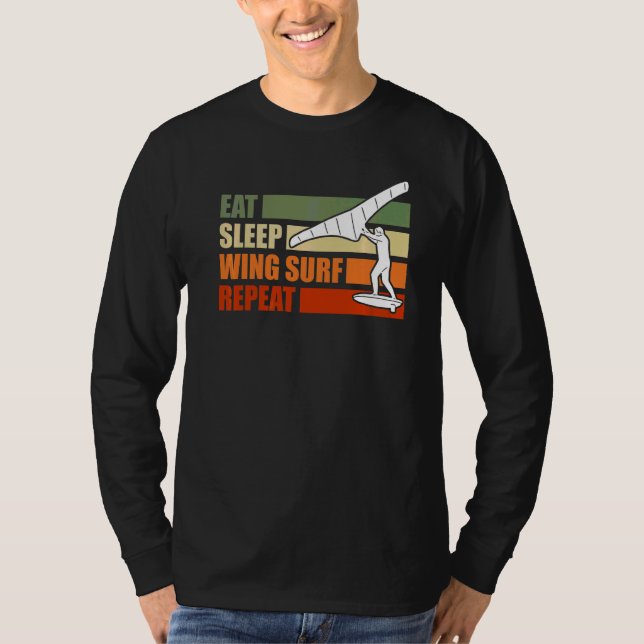 Sleep Wing Foil Wing Surf T-Shirt (Vorderseite)