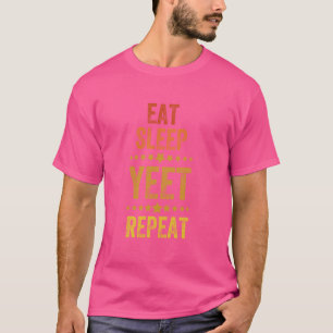 Sleep Yeet Wiederholung essen, Vintager Stil T-Shirt