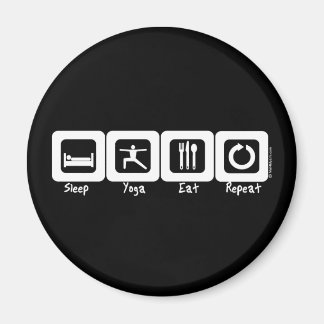 Sleep Yoga Eat Wiederholung Magnet