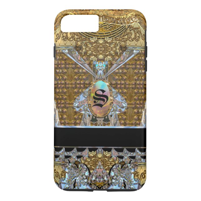 Sleepdazer Hübsches Monogramm Case-Mate iPhone Hülle (Rückseite)