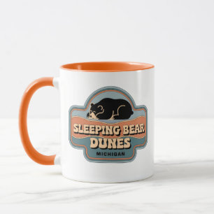 Sleeping Bear Dunes 70er Retro Michigan Vintage Tasse