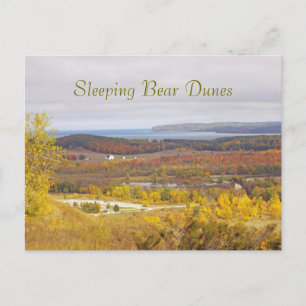 "SLEEPING BEAR DUNES" (MICHIGAN) POSTCARD POSTKARTE