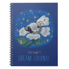 "Sleeping Bee Personalisiert Dream Journal" Notizblock