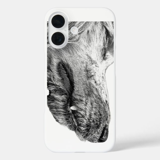 Sleeping Dog Phone Case – Quiet Strength in Your P (Rückseite)