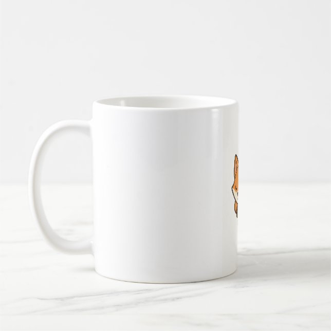 Sleeping fox mug kaffeetasse (Links)