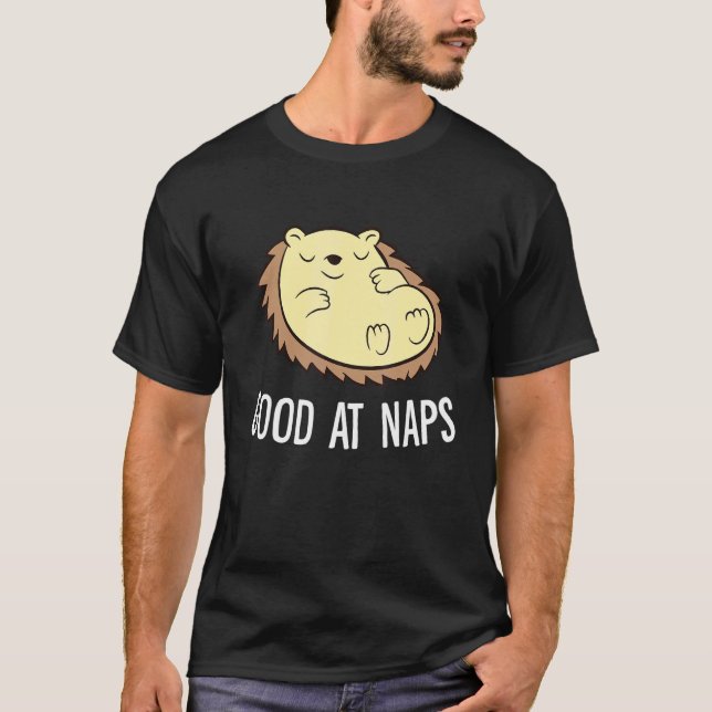Sleeping Hedgehog Good At Naps Napping Hedgehog Pa T-Shirt (Vorderseite)